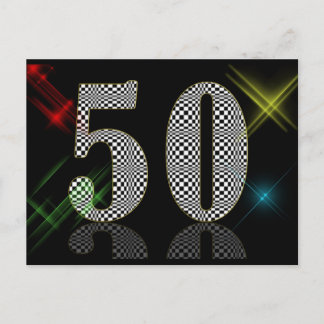 50 Dazzle Vykort