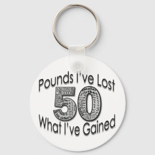 50 dunkar borttappada Keychain Nyckelring