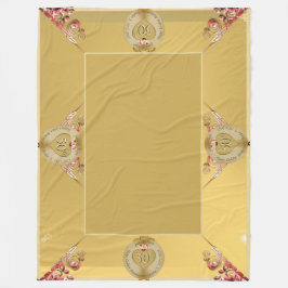50:e/1:a Golden Ochre Fleece Blanket