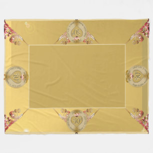 50:e/1:a Golden Ochre Fleece Blanket