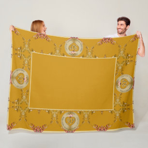 50:e/1:a Golden Ochre Fleece Blanket