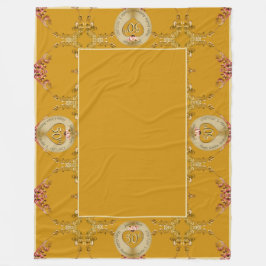 50:e/1:a Golden Ochre Fleece Blanket