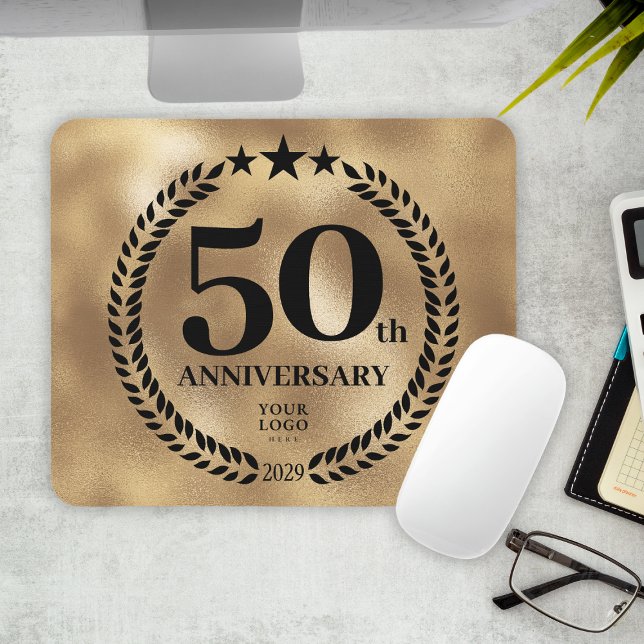 50:e affärsdagen i Guld Musmatta (50th Business Anniversary Gold Mouse Pad
)