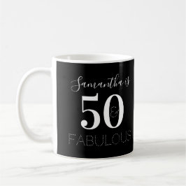 50:e Anpassningsbarna på födelsedagen 50 och fanta Kaffemugg