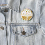 50:e årsdagen av Golden Bröllop Knapp<br><div class="desc">50:e årsdagen av Golden Bröllop för att du ska kunna anpassa dig. 😊 Den här produkten är 100 % Anpassade. Grafik och/eller text kan läggas till, tas bort, flyttat, storleksändras, ändras runt, roteras osv. (bara genom att klicka på området "EDIT DESIGN") ⭐ 99% av mina designar i min butik är...</div>