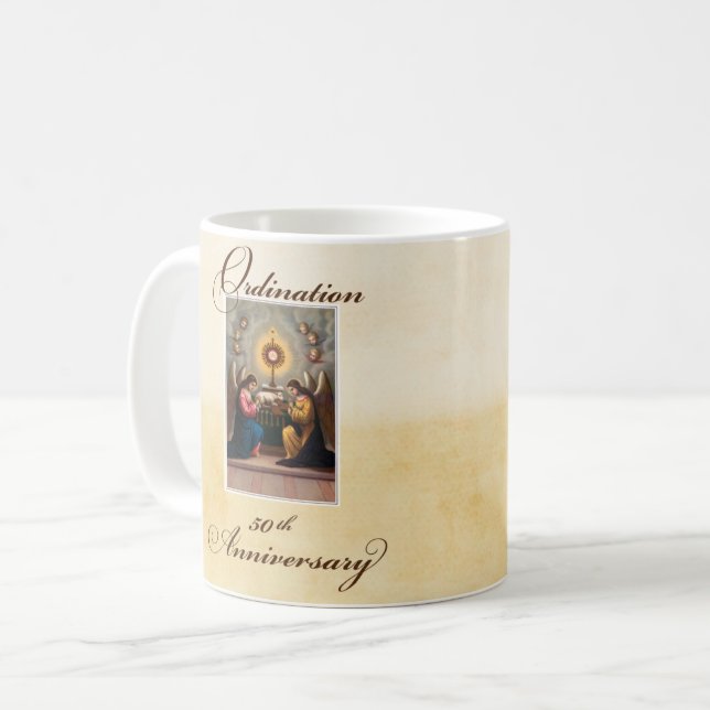 50:e årsdagen för Änglar vid Altar Kaffemugg (Framsida vänster)