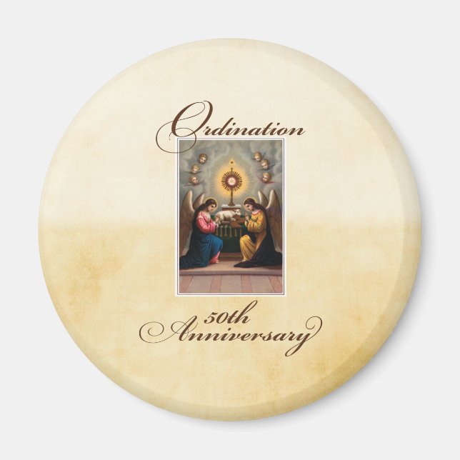 50:e årsdagen för Änglar vid Altar Magnet (Framsidan)