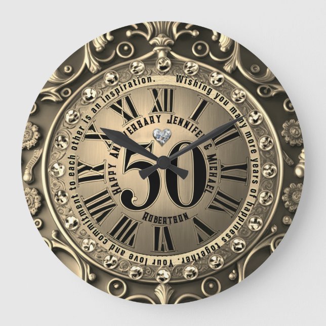 50:e årsdagen för Bröllop i Guld Stor Klocka (Framsida)