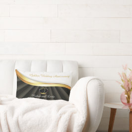 50:e årsdagen för den gyllene Religiösan Bröllop Lumbarkudde