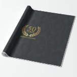 50:e årsdagen för Golden Bröllop-Anpassadet Presentpapper<br><div class="desc">Redot som ska anpassas till din händelsespecifik. Om du behöver hjälp med anpassningarna kan du kontakta oss. Se "Fråga den här designern" nedan. Se fullt matchande Party Suite i samlingen nedan.</div>