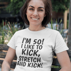50:E BIRTHDAY FUNNY DAM T-SHIRT