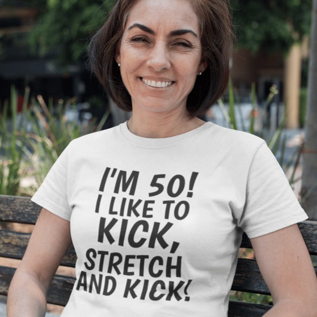 50:E BIRTHDAY FUNNY DAM T-SHIRT (Skapare uppladdad)