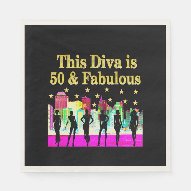 50:E BIRTHDAY NEW YORK CITY DESIGN PAPPERSSERVETT (Framsidan)