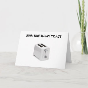 50:e BIRTHDAY TOAST Kort