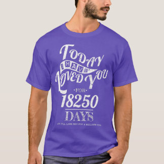 50:e Bröllop-årsdagen för gift 196 T Shirt