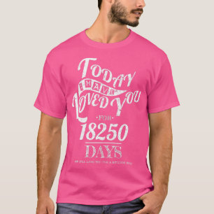 50:e Bröllop-årsdagen för gift 196 T Shirt