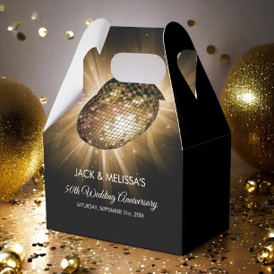 50:e Bröllop-årsdagen för Party Guld, Disco Boll Presentaskar