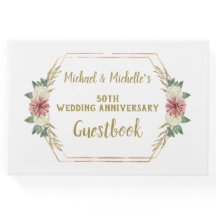 50:e Bröllop-årsdagen Guld-Blommigten
