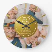 50:e Bröllop-årsdagen Guld Photo