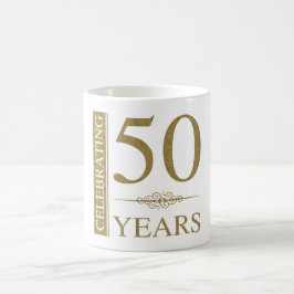 50:e Bröllop-årsdagen Kaffemugg