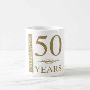 50:e Bröllop-årsdagen Kaffemugg