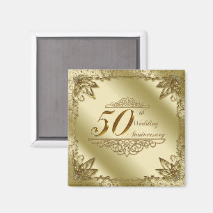 50:e Bröllop-årsdagen Magnet