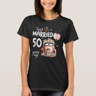 50:e Bröllop-årsdagen - Ny gifta 50 Y T Shirt