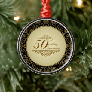 50:e Bröllop-årsdagen Ornament