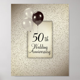 50:e Bröllop-årsdagen Poster