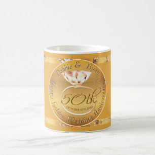 50:e Bröllop-årsdagen Ro Kaffemugg