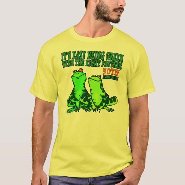 50:e Bröllop-årsdagen T-shirt (Framsida)