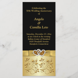 50:e Bröllop-årsdagen Vow Renewal-programmet Program