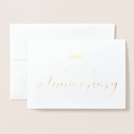 50:e Bröllop-årsjubileet Religiösa Card Folierat Kort
