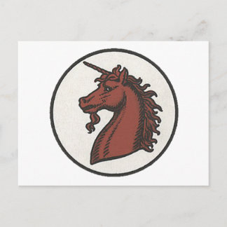 50:e divisionen Unicorn Vykort