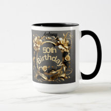 50:e Eleganten Chic Cheers till 50 år
