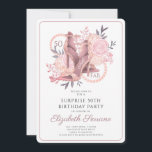 50:e Fabulous Ro Guld Glitter Dancing Shoes Inbjudningar<br><div class="desc">En elegant 50 och fab 50:e överraskningen födelsedagsfest inbjudan i en glitter med ro som dansade med högkladdade skor och rosor, och ditt namn i ett trendig-manustypografi och en pärlsträng som är integrerad i utformningen och typen. En unik snyggt inbjudan för denna milstolpe-födelsedag. 50 och fortfarande fab! Färgad. elegant och...</div>