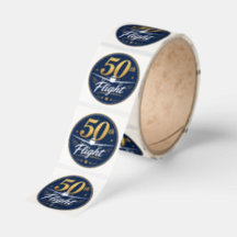 50:e flygning guld flygplan resminne