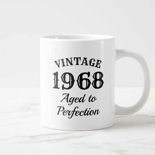 50:e födelsedag 1968 extra stor jumbo mugg-gåva jumbo mugg (Höger)