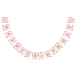 50:e födelsedag 1972 Rosa Chicen Guld Namn Vimplar