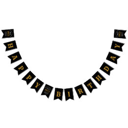 50:e födelsedag 1972 Svarta Namn Chicens Elegant G Vimplar