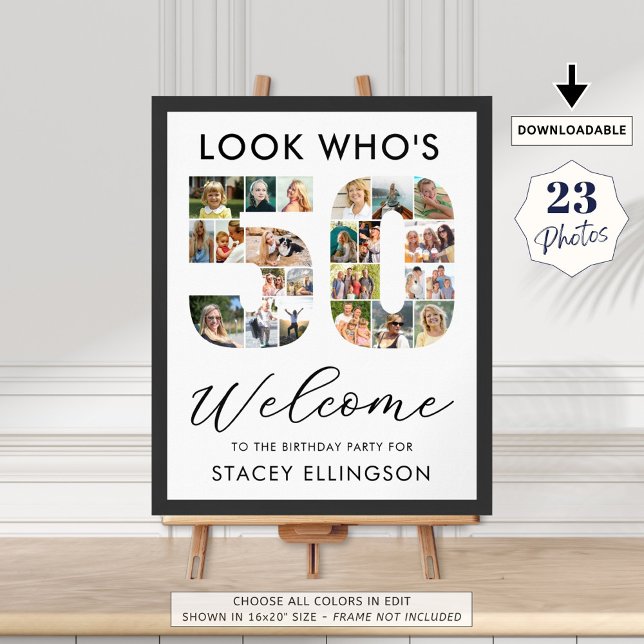 50:e födelsedag 50 23 foton Se Vem är 50 Poster (Skapare uppladdad)