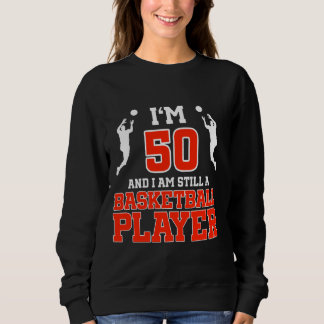 50:e födelsedag 50 år gammal basketbollspelare t shirt