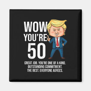 50:e födelsedag 50 år gammal styv Republican Magnet