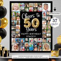 50:e födelsedag 57 fotosamlingstekar till 50 år