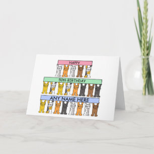 50:e födelsedag att anpassa med vilken Namn som he Kort