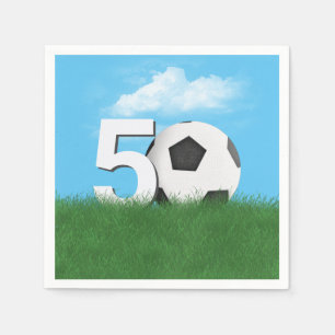 50:e födelsedag av fotboll i Grönt Pappersservett