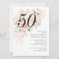 50:e födelsedag Blommigten Party
