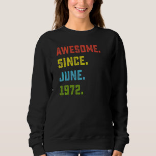 50:e födelsedag Fantastisk sedan juni 1972 50 år ä T Shirt