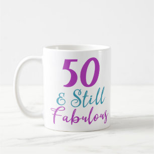 50:e födelsedag fortfarande svällande kaffemugg