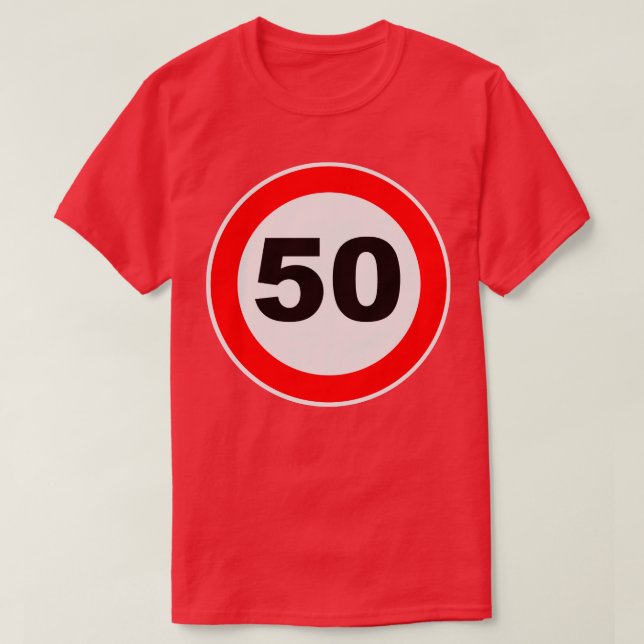 50:e födelsedag Gift Road-signatur jubilee G T Shirt (Design framsida)
